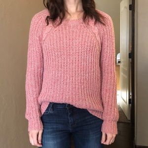 Pink sweater